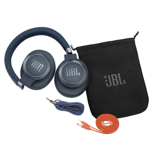 JBL Live 650BTNC - Blue - Wireless Over-Ear Noise-Cancelling Headphones - Detailshot 15